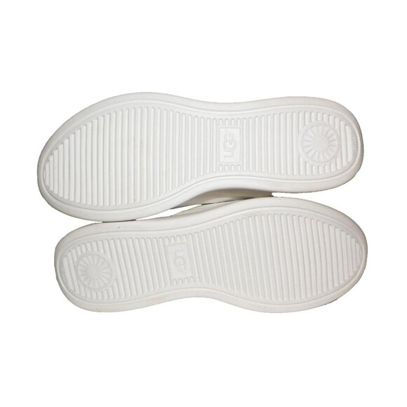 Women's 8.5 UGG Neutra Platform Sneakers 2" Winter White Neoprene Ankle Mid Top - Picture 3 of 9